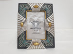 PICTURE FRAME SILVER LOOK 6" x 4"
