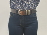 THOMAS COOK BELT SILVER TWIN KEEPER CHOCOLATE