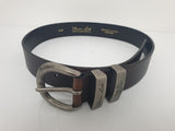 THOMAS COOK BELT SILVER TWIN KEEPER CHOCOLATE