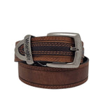 WRANGLER MENS BELT BRINCAT COFFEE