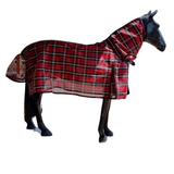 HORSE RUG GTL PVC SHADE CLOTH COMBO BLACK RED