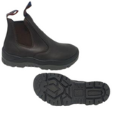 MONGREL BLACK PULL ON SAFETY WORK BOOT # 240 030