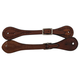 SPUR STRAPS LEATHER CHILDS BARB WIRE FORT WORTH