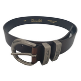 THOMAS COOK BELT SILVER TWIN KEEPER CHOCOLATE