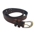 THOMAS COOK LADIES BELT CUT OUT HEART CHOCOLATE