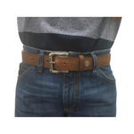 WRANGLER MENS BELT WINTON COFFEE