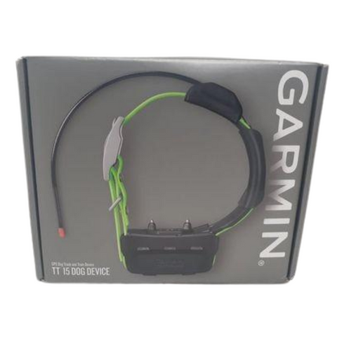 GARMIN TT15 TRACK & TRAIN DOG COLLAR (GREEN) WITH ARMOUR PIG PROTECTION KIT + LONG RANGE ANTENNA FITTED