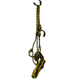 FORT WORTH HALTER ROPE w/ 10' LEAD BLUE YELLOW